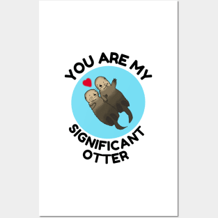 You Are My Significant Otter, love, valentines day Posters and Art